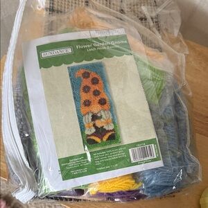 Sundance Flower Garden Gnome Latch Hook Kit